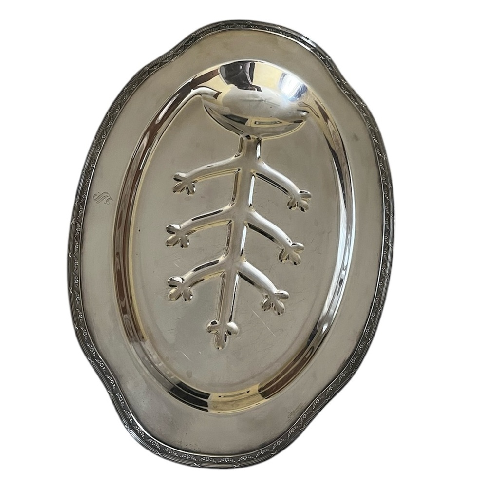 Vintage Silver plate meat platter